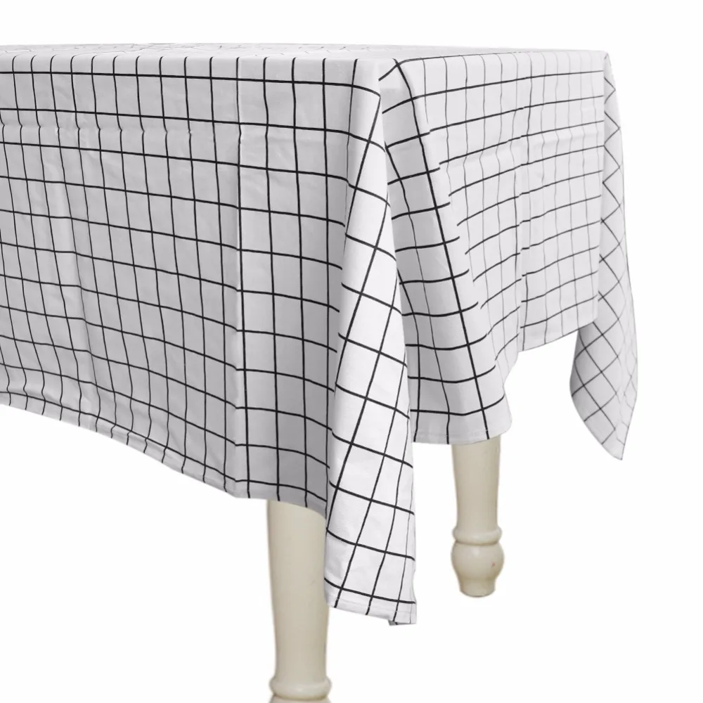 Pola Polyester Cotton Ruang Tamu Modern Minimalis Wallpaper Kotak
