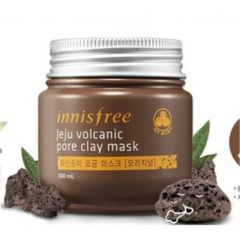 Brand Innisfree Acne Treatment Mask Face Care Jeju Volcanic Mud Pore