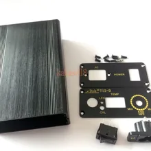 T12 Цифровой паяльник станция алюминиевый корпус чехол питания IEC разъем DIY наборы