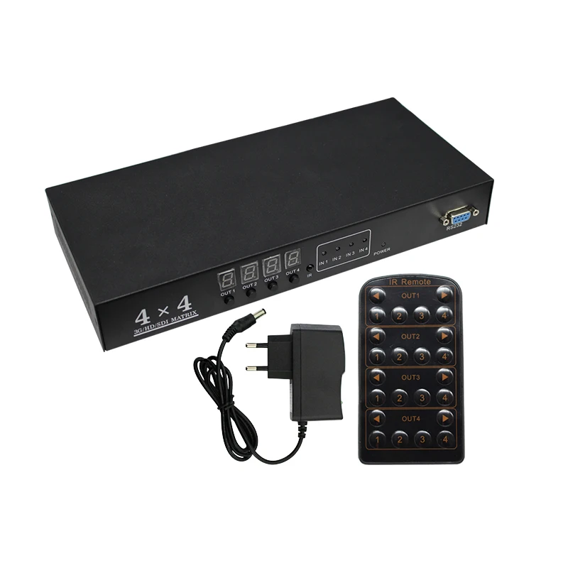 SDI матрица 4*4 Full-HD SD HD 3G-SDI сигнала Video Converter Splitter конвертер для монитора Камера