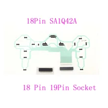 10 комплектов контроллер Запчасти для ремонта печатных плат ленточная печатная плата 18Pin SA1Q42A для PS2 Dualshock 2 w/18pin или 19Pin разъем
