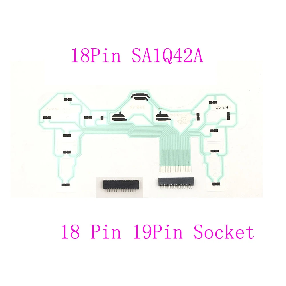 コントローラー修理部品 Pcbリボンsa1q42a Ps2用18ピンsa1q42a Dualshock 2 W 18ピンまたは19ピンソケットコネクター 10セット Replacement Parts Accessories Aliexpress