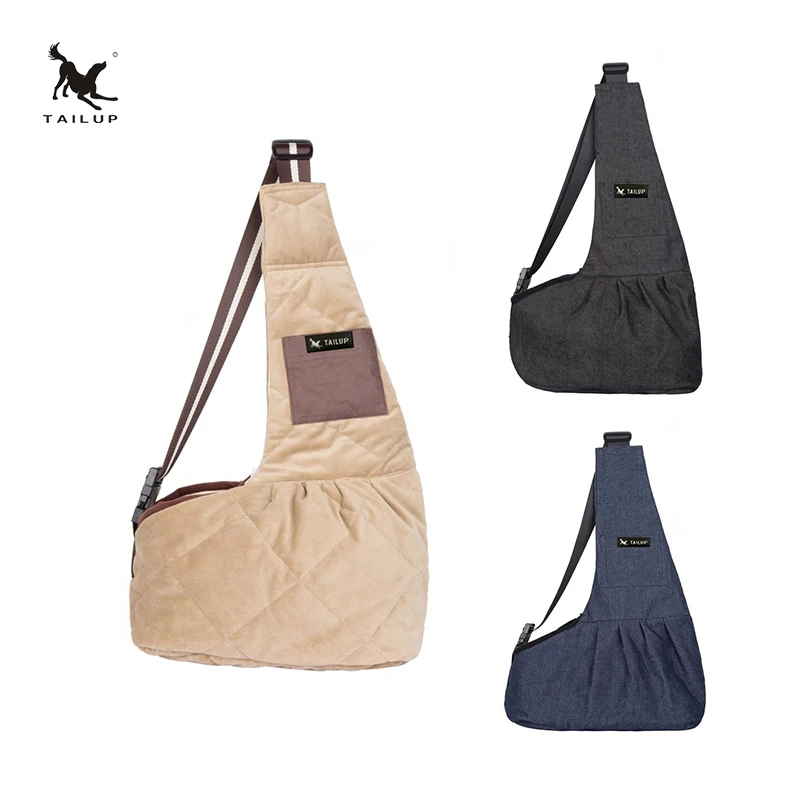 Tailup Pet Dog Sling Tassen Outdoor Winddicht Dragers Voor Kleine Katten En Puppies|dog sling bag|dog slingpet dog bag - AliExpress