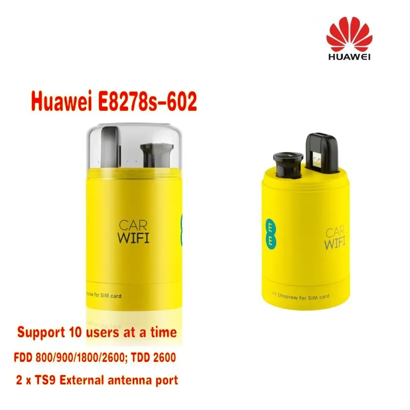 Разблокированный USB модем Huawei 150 мбит/с 3G wi fi TDD/FDD LTE 4G автомобильное зарядное
