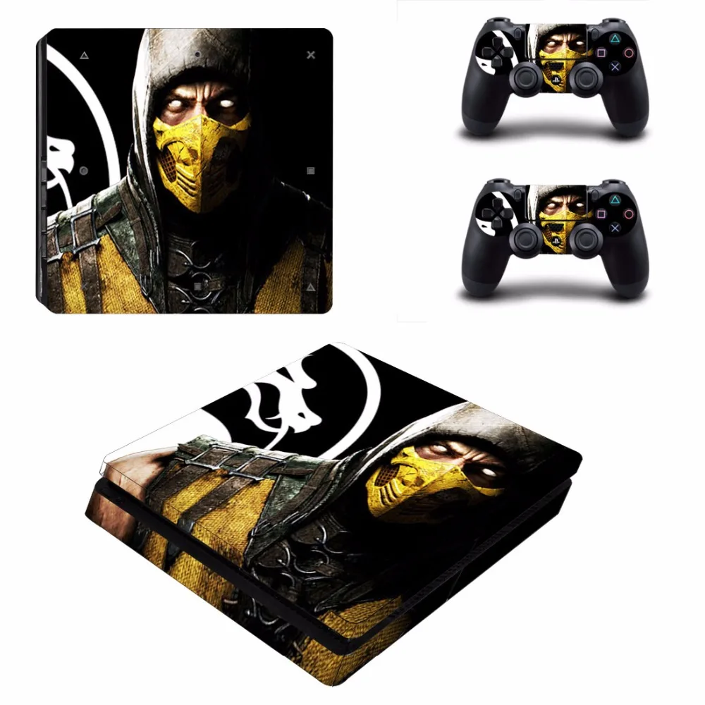 Игры Mortal Kombat PS4 тонкая кожа Стикеры для Sony Игровые приставки 4 консоли и 2