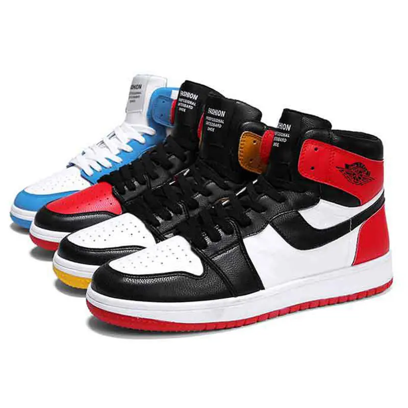 

Men's Breathable Running shoes Basketball shoes Limited Edition Sneakers Bounce Summer Outdoor Mid-high(shoes) AJ1 shoes
