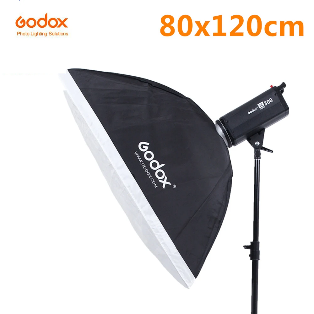 

Godox SB-BW 80 x 120cm 31.5"x 47" Speedlite Studio Strobe Flash Photo Reflective Softbox Diffuser for Bowens Mount