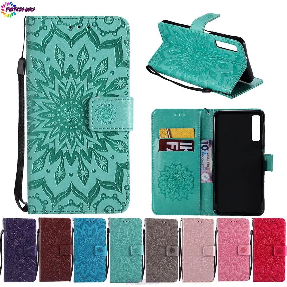 Case Cover For Samsung Galaxy A7 2018 A750 A750F A750F/DS A750FN Wallet Flip Phone Box SM-A750FN SM-A750F SM-A750F/DS Bag Coque