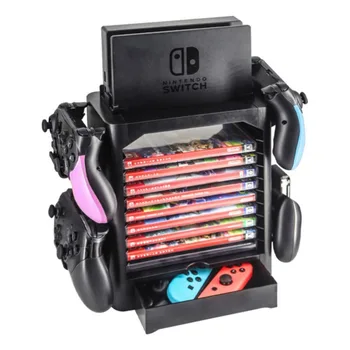 

New Multifunctional Storage Bracket Display Shelf Disc Card Holder Stand for Nintendo Switch Host Switch Controllers Hot