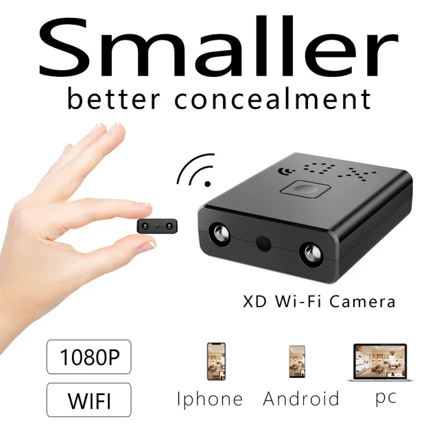 Маленькая HD 1080P мини камера X2 IR-Cut ночного видения мини DV камера DVR детектор движения видео рекордер домашняя камера безопасности