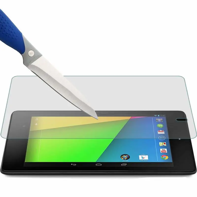 

Screen Protector For Google Nexus 7 1st 2nd 7"Tempered Glass for Google Nexus7 1st 2nd 7.0 inch Tablet Tempered Glass Guard