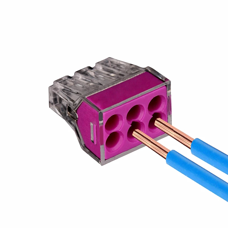 

10 PCS PCT-106 PCT106 Wiring terminal 4P hole PCT106 wire connector connector 1.5-2.5 square hard wire fast connector