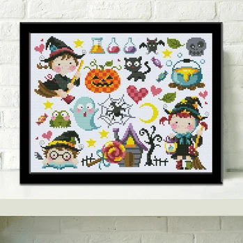 

S0-3152 DIY Craft Stich Cross Stitch Package Cotton Fabric Needlework Embroidery Crafts Counted Cross-Stitching Kit