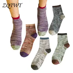 ZQTWT 5 пара/лот Harajuku модные Для мужчин s хлопок гольфы Для мужчин носки комплект Забавный Happy socks Свадебные Бизнес носки подарок 3WZ092