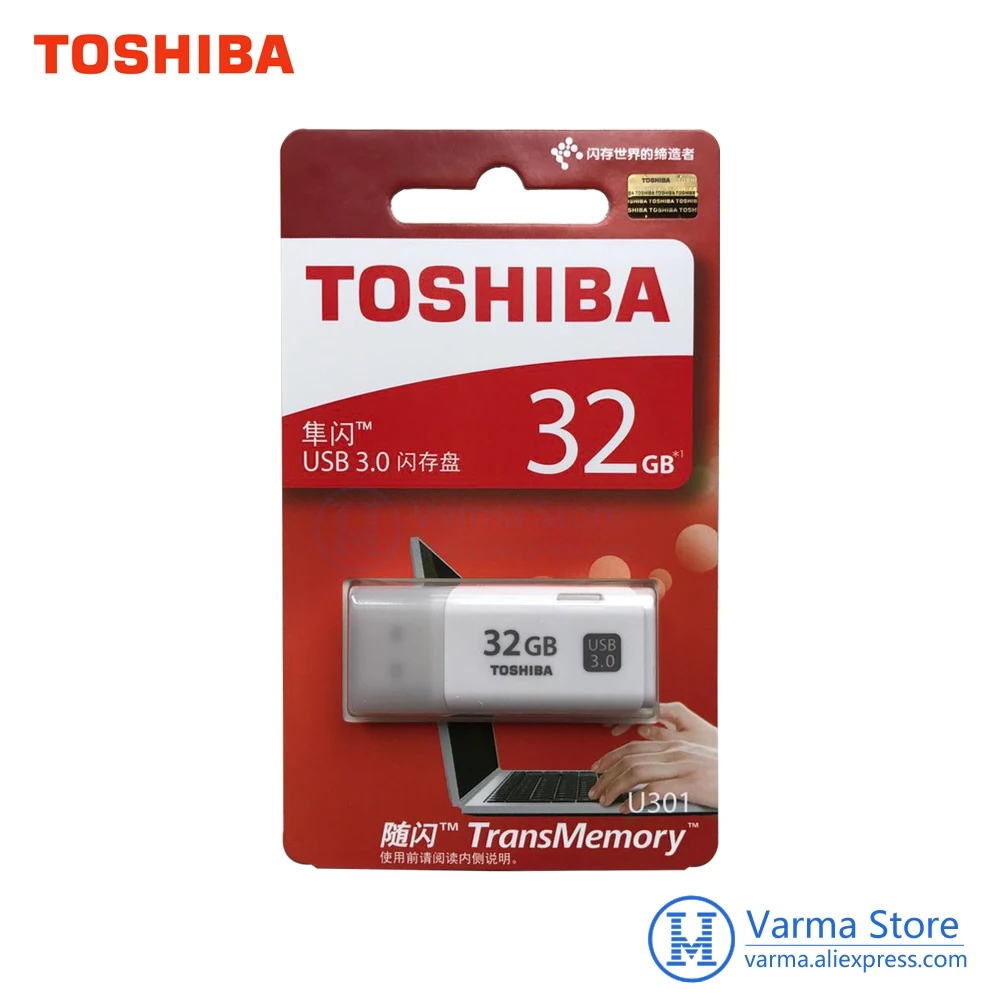Toshiba USB флеш накопитель 3 0 U301 USB3.0 16 ГБ 32 64 usb флешки накопители флэш диск