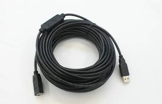 Высококачественный 15 м/50 футов USB 2 0 Активный ретранслятор Удлинительный кабель