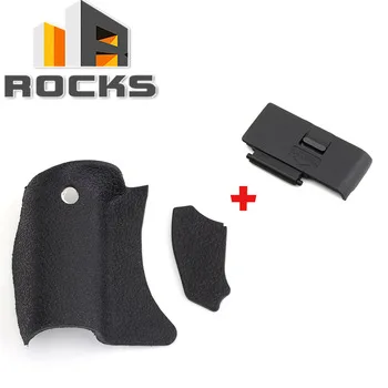 Body Front Back Rubber Cover Shell Set & Battery Door Cover Lid Cap Replacement Part Suit For Canon EOS 550D Camera
