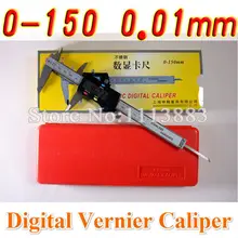 Stainless Steel 6 Inch 150mm 0.01mm LCD Electronic Digital Vernier Caliper With Retail Box Gauge Micrometer Measuring Tool digital vernier caliper stainless steel 150mm 6 inch fraction mm inch lcd caliper gauge micrometer