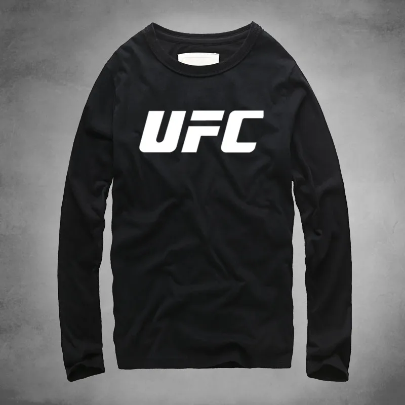 UFC Ultimate Fighting Championship печатная Футболка с длинным рукавом Одежда из чистого хлопка