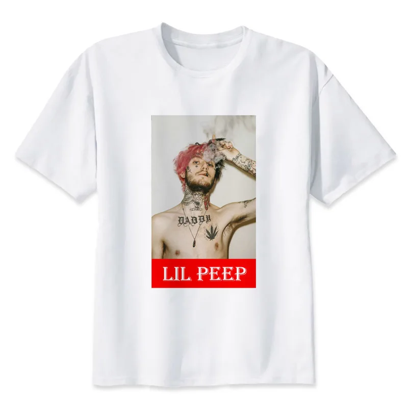 Lil peep футболки Рэппер футболка Crew модные крутые футболки лучший хип-хоп подарок для друзей Удобная хип-хоп Футболка