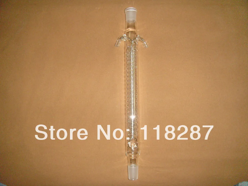 Coil Reflux glass condenser,300mm,24/29,Chemistry Laboratory Glassware