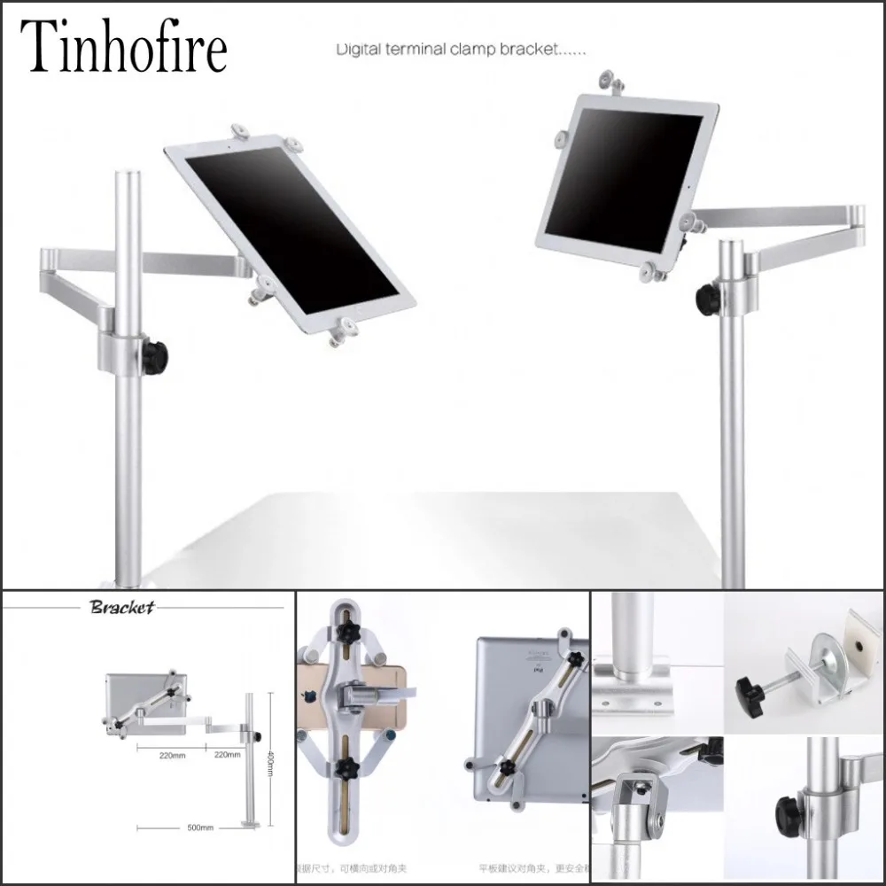 

Universal Metal Tablet Holder bedside Table side Adjustable Swing Arm Stand Bracket for 3-11inch Tablet Mobile Phone iPad