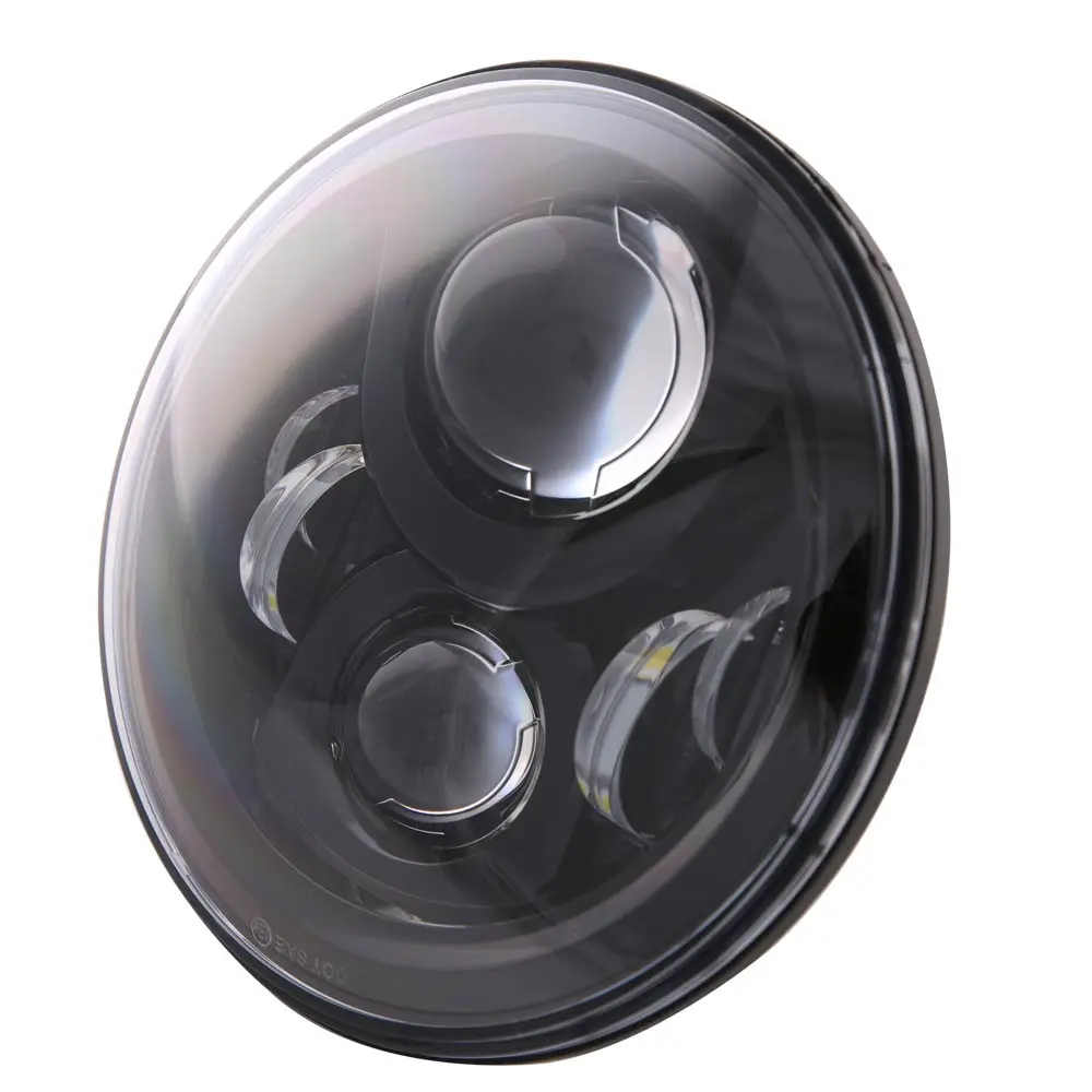 

Motorcycle Accessories 7"Angel Eye Headlamp Softail Touring Trike Projector 7 Inch LED Headlight