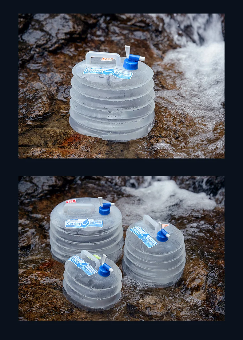 5L PE складной портативный ведро воды LDPE4 открытый контейнер для воды не включает Bisphenol A