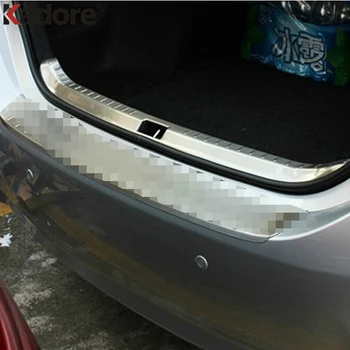 

For Toyota Corolla 2014 2015 2016 E170 Stainless Steel Car Rear Inner Bumper Protector Sill Trunk Lid Threshold Pad Plate Cover