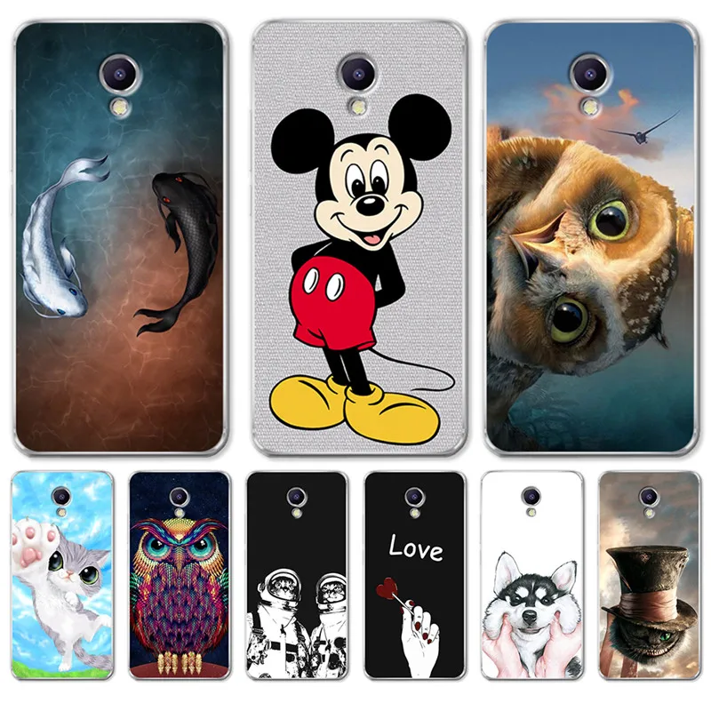 

Luxury Animal Love cute For Meizu M3S M5 M5S M5C M6 M3 M5 M6 Note U10 U20 phone Case Cover Silicone Coque Capinha Etui cartoon