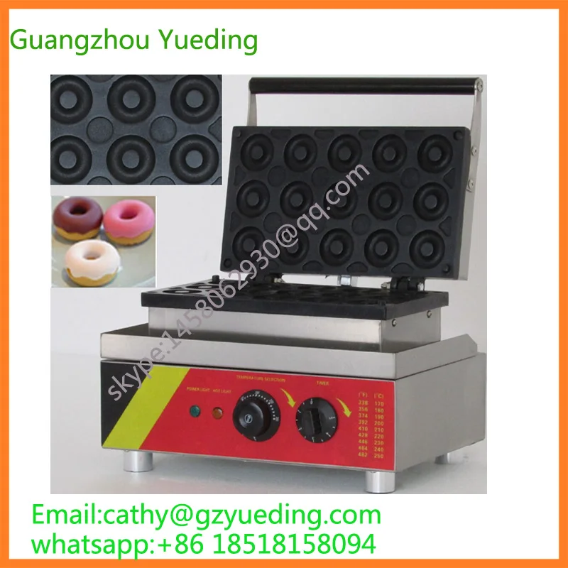 

Factory price CE approved 15 holes donut machine professional donut maker mini donut maker machine