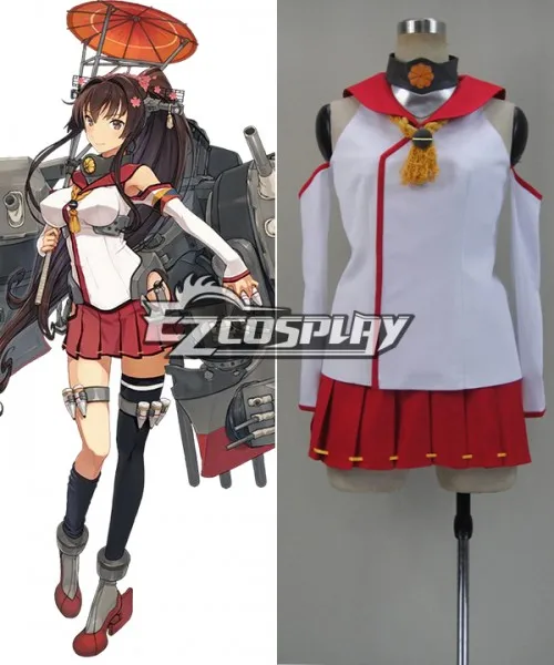 

Kantai Collection Kancolle Yamato Cosplay Costume E001