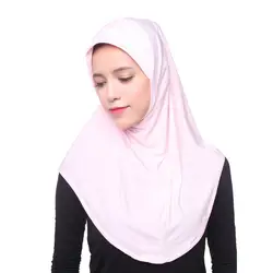 Мусульманский для женщин внутренняя хиджаб платок кепки исламский полное покрытие Hat Underscarf головные уборы Шаль Новый стиль