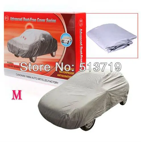 

free shipping 4.5M UNIVERSAL ANTI UV RAIN SNOW DUST WATERPROOF OUTDOOR FULL CAR AUTO COVER M