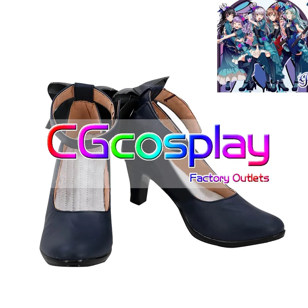 Cgcos Экспресс! Аниме Косплэй обувь Bang Dream! Roselia Minato Yukina Lisa Imai SayoBoots для косплея Moive
