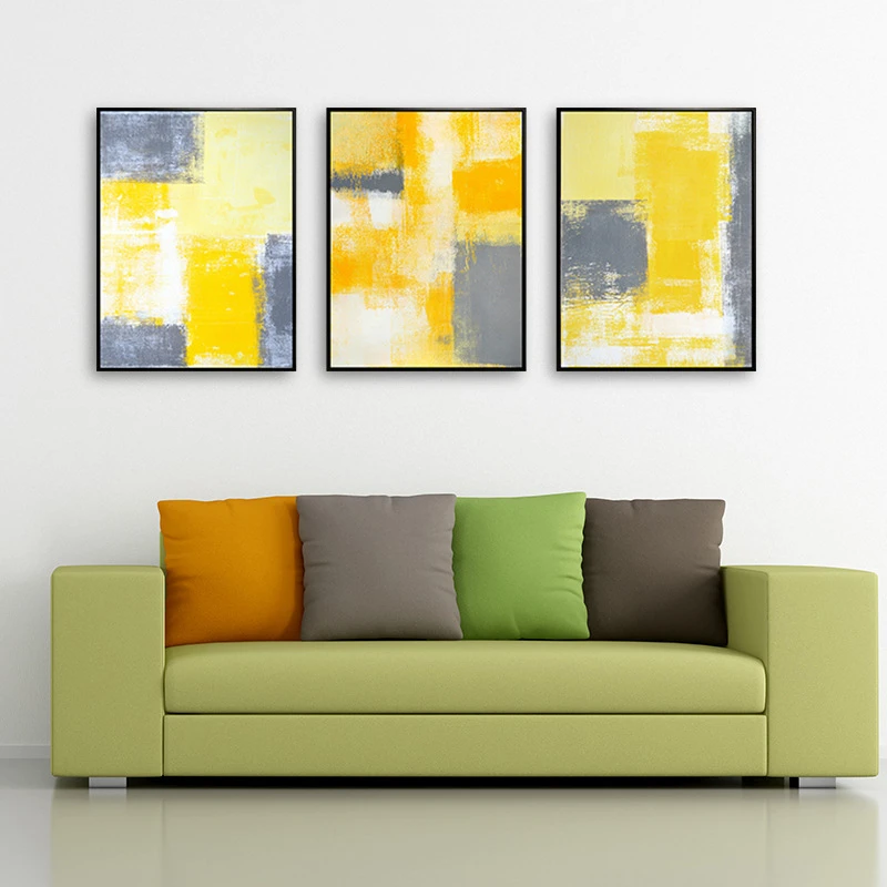 HAOCHU Modern Art Picture Abstract Composition Color Block Design HAOCHU Modern Art Picture Abstract Composition Color Block Design