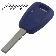 Jingyuqin 10 unids/lote de reemplazo de entrada remota sin llave estuche para mando a distancia carcasa para Fiat Punto, Doblo Bravo Blue