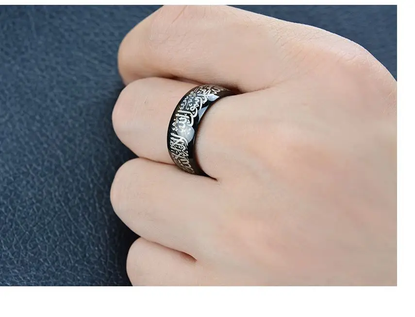 Европейской и Американской Моды Ювелирные Изделия Мужские Кольца Titanium