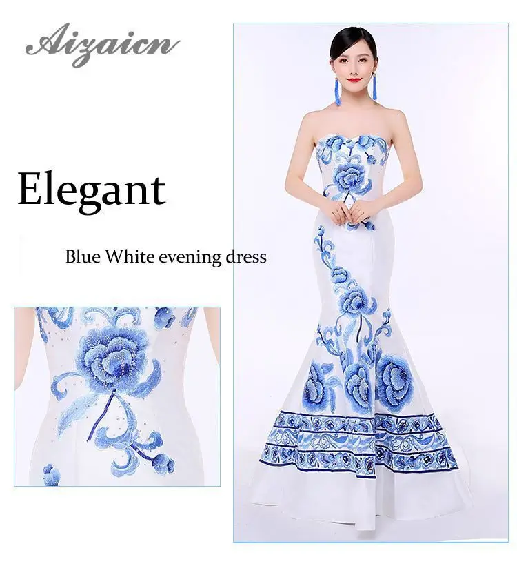 Sirena estilo восточные vestidos de noche largo vestido chino для женщин Qipao Negro Dragón ropa Cheongsam disemino personalizado