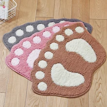 Маленькие милые коврики для больших ног, коврики для гостиной, коврики под входную дверь, ванная комната, спальня, кухня, пол, водопоглощение, Противоскользящий коврик для ног mx12271359