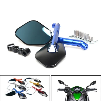 

Universal M8 M10 Aluminum motorcycle rearview Side mirror For yamaha MT07 MT09 kawasaki 250r z650 z300 Z750 Z900 Z1000