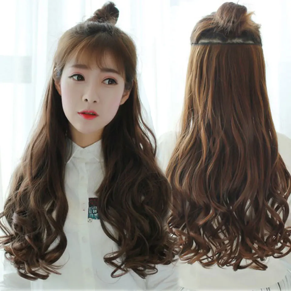 70cm-5-Clip-Hair-Extension-Heat-Resistant-Fake-Hairpieces-Long-Wavy-Hairstyles-Wavy-Curly-Synthetic-Hair