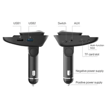 Беспроводной автомобильный Bluetooth fm-передатчик Mp3 радио плеер. Автомобильный комплект usb-плеера