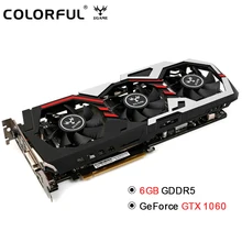 Original Colorful iGame1060 U 6GD5 Top 192bit GDDR5 Graphics Card 6GB GDDRS GeForce GTX 1060 with