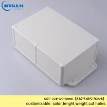 Водонепроницаемый распределительный ящик на заказ пластиковый корпус для электроники настенное крепление Открытый Проект коробка инструмент «сделай сам» чехол 224*129*70 мм