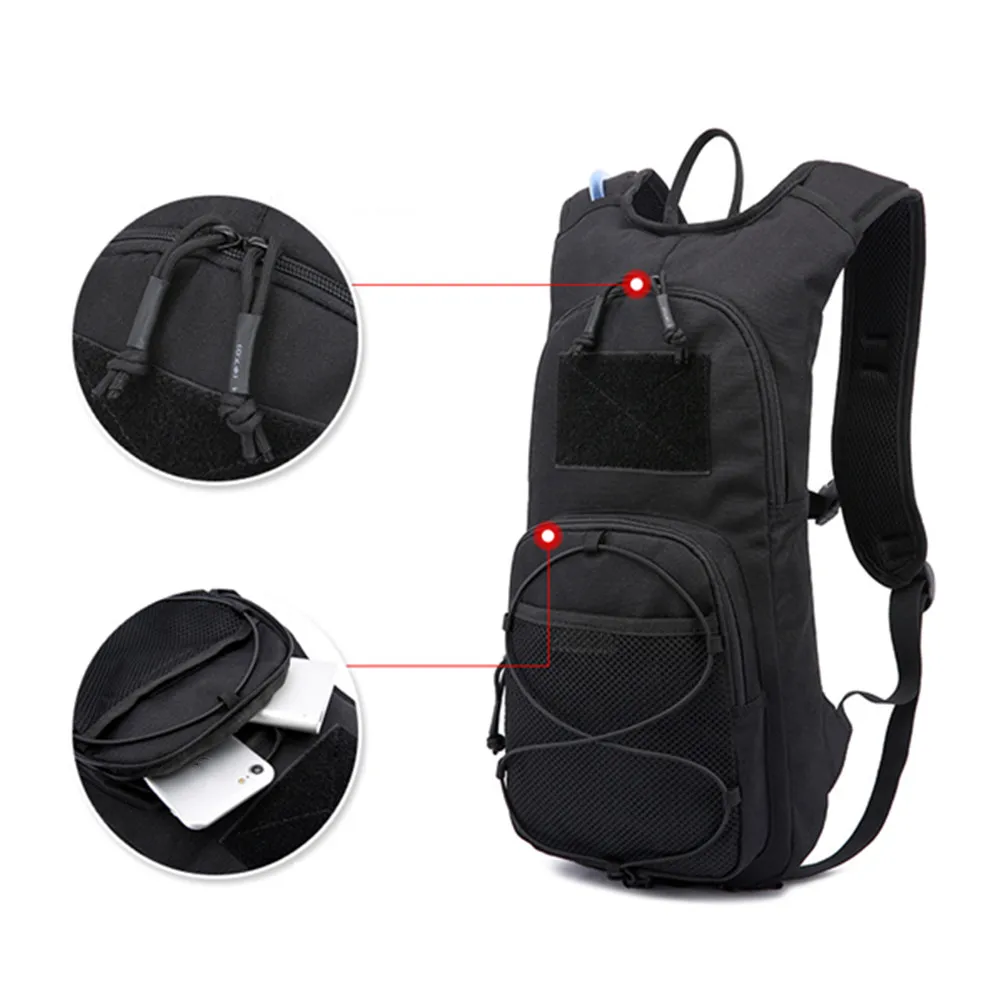 2L Water Bag Bladder Hydration Backpack Outdoor Camping Molle Military Tactical Knapsack Cycling Hi