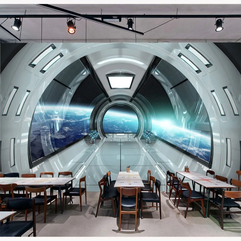 Scarica Gratis Images Moderno Wall Papers Stickers Spaceship Photo Wallpaper Home Bar dernière par