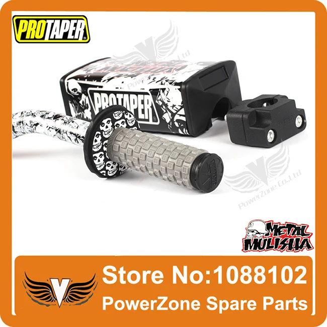 Pro Taper Fat Bar 1-1/" металлический Mulisha пакет Dirt Bike MotorCross Fat Bar MX алюминиевый гоночный руль 810 мм