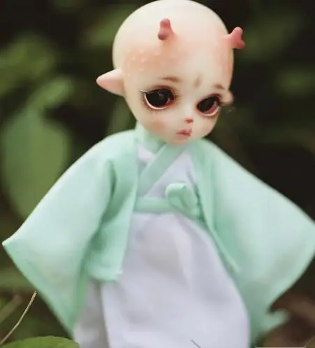 

BJD 1/12 Small elk animal model for collection nude doll
