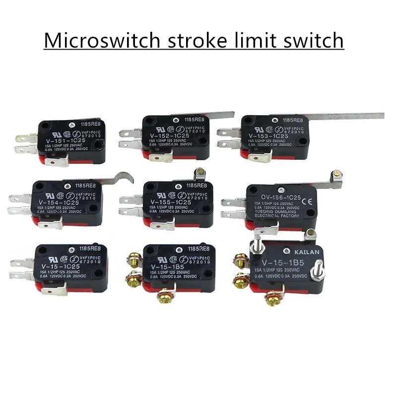 

Microswitch stroke limit switch V-15-1C25 / V-151-1C25 / V-152-1C25 / V-153-1C25 / V-154-1C25 / V-155-1C25 / V-156-1C25 V-15-1B5
